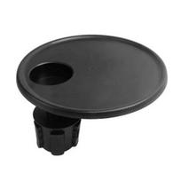 Car Table Tray with Cup Holder 360-degree Rotating Silicone Food Tray for Vehicle Portable Tea Tray for Back Seat juoda