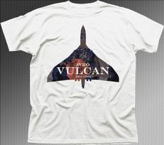 Vulcan AVRO Bomber RAF Royal Airforce printed tshirt 9471 5XL įvairiaspalvis