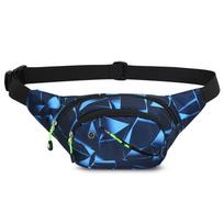 2024 Trendy Maple Leaf Unisex Fitness Fanny Pack: Multi-functional Sports Waist Bag for Running & Cycling black