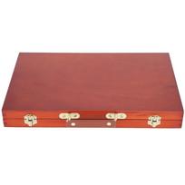 1pcs Multi-functional Design Portable Painting Box Artist Tool Storage Box  Outdoor Sketching brown