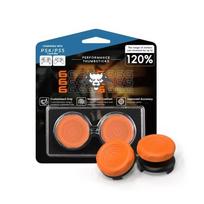 DATA FROG High-Rise Performance Freeks for PS4 PS5 Galaxy Joystick Compatible with 8BitDo Ultimate Controller Stick black