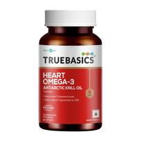 TrueBasics Heart Omega-3 Antarctic Krill Oil, 30 Capsules