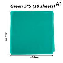 10Pcs Dental Dam Natural Rubber Latex Dam High Quality Oral Suture Surgery Practice 5X5 6X6 Oral Care Materials A1 blue
