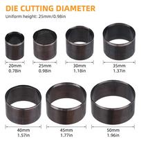 10-55mm Round Leather Strap and Bag Hole Punch Tool gray