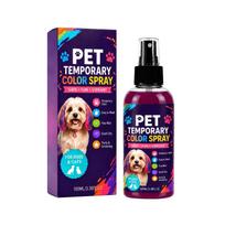 Pet Temporary Hair Dye Spray Colorful Hair Decoration to Create Pet Festive Attire Diverse Shapes Easy to Clean blue