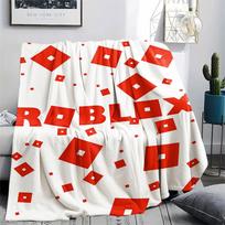 Roblox Pink Printed Flannel Blanket, soft throw for bedroom sofa, washable, Christmas present, great gift. 150cmx200cm
