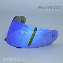 HJ-33 Motorcycle Helmet Visor Lens for HJC HJ-33 I90 Replace Anti-UV Anti-Scratch Dustproof Wind Shield Motorcycle AccessoriesSpeed Sensors 6 tamsiai mėlyna spalva