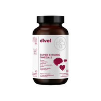 Olvel, Super Strong Omega-3, 60 minkštų kapsulių