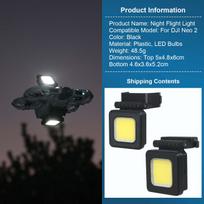 Night Flying Light Rechargeable Lamp for DJI Neo 2 Drone Accessories Quick Release Navigation Light LED Light Landing Gear Top Bottom Light