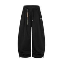 DRIPX Streetwear Wide Leg Baggy Sweatpants Men Y2K Vintage Loose Curved-leg Pants Casual Sports Straight Hip Hop XL juoda