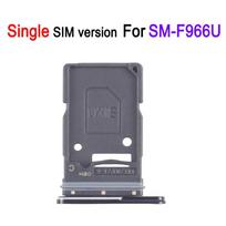 Fold7 SIM Card Tray For Samsung Galaxy Z Fold 7 SM-F966B EU Dual SIM Version / SM-F966U US Single SIM Version Single SIM (Black) gray