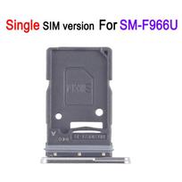 Fold7 SIM Card Tray For Samsung Galaxy Z Fold 7 SM-F966B EU Dual SIM Version / SM-F966U US Single SIM Version Single SIM (Silver)