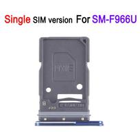 Fold7 SIM Card Tray For Samsung Galaxy Z Fold 7 SM-F966B EU Dual SIM Version / SM-F966U US Single SIM Version Single SIM (Blue)