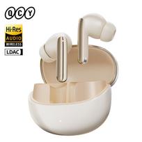 QCY MeloBuds Pro 46dB ANC Wireless Earphones Hi-Res LDAC Bluetooth 5.3 Earbuds 6 Mic Multipoint Connection In-Ear Detection auksinė