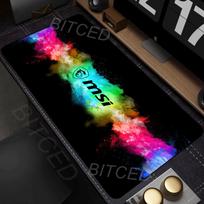 MSI Table Mat Mouse Pad Desk Mouse Pad Cute HD Desk Pad Extended Gaming Keyboard Mats Large XXL Gamer Mousepad 90x40 300x600x2mm