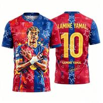 2026 Lamine Yamal No.10 Football Jersey Match & Training Kit Summer Sports T-Shirt Children's Clothing Tee Y2k 6XL