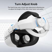 Replacement for Oculus Quest 2 Comfortable Replacement Head Strap VR Accessories Lightweight Headband for Virtual white