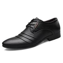 New Men's Business Dress Leather Shoes Pointed Toe Casual Shoes Men's Wedding Shoes 47