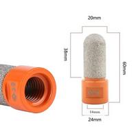 20 mm karbido galvutės plytelių šlifavimo įrankiai vakuuminio litavimo freza oranžinė