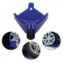 Car Wheel Chock Trailer Wheel Block Ramp Automotive Wheel Chock Wheel Stabilizer blue