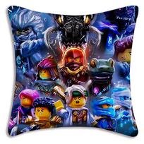 Šaunus žaidimas Ninjago pagalvių užvalkalai Animacinis sofa Dekoratyvinis namai Dvipusis spausdinimas Trumpas pliušas Mielas pagalvės užvalkalas 30cmx30cm