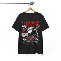 Stephen King Horror Movies T-Shirt, Unisex Tee M black
