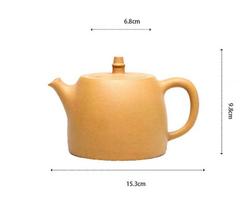 400ML Large Capacity Real Handmade Yixing Kettle Raw Ore Duan Mud Clay Teapot Golden Teaware Kung Fu Zisha Tea Pot Free Shipping beige
