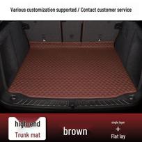 2026 Volkswagen Tiguan L Trunk Mat - Full Coverage for Dragon Celebration Edition 6/7 Seats Model black