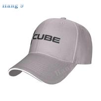 Cube Cycling Mtb Mountain Bike Casual Sandwich Hat Panama Outdoor Cubes Baseball Cap for Unisex Women Cotton Snapback Trucker Hat one size gray
