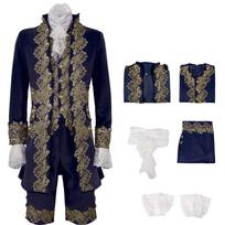 Apranga Vyriška Viduramžių Teismo Rokoko Viduramžių Cosplay Kostiumas Retro Helovino Kostiumas XXL gray
