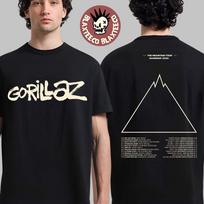 Gorillaz The Mountain Tour 2026 m. vasara Europa ir JK Marškinėliai S-5XL CL856 M brown