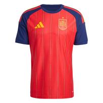 Adidas Ispanijos rinktinės futbolo marškinėliai Žaidėjo versija Unisex JN4366 L skaisčiai raudona su oranžiniu atspalviu