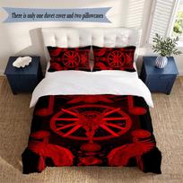 Ultrakill 3‑Piece Bedding Set Soft Microfiber Duvet Cover Pillowcases Comfortable Bed Linen for Bedroom Decoration 135cmx200cm white