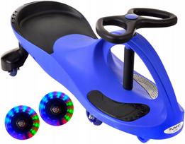 Funfit Kids važiuojamas žaislas su LED šviečiančiais guminiais ratais, iki 130 kg