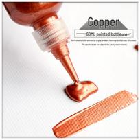 Acrylic Montelisa Paint Metallic Set Gold Silver Copper 60300ml For Crafts Epoxy Outlining Red copper color 60ml,bottle