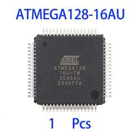 1~100Pcs Original ATMEGA128-16AU TQFP-64 SMD 8 Bit AVR MCU With 128KB Flash Memory 16MHz Microcontroller Integrated Chip oranžinė