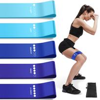 Resistance Bands for Working Out, 5 Levels Elastic Exercise Bands mėlyna
