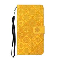 Prabangus odinis atverčiamas dėklas telefonui Xiaomi Redmi Note 13 12 11 10 9 Pro Redmi A1 13C 12C 11A 10 9A 9C 9T K40 Piniginė Stovas Dangtelis For Redmi Note 11Pro geltona