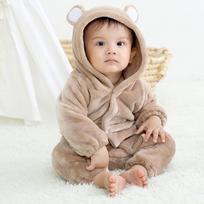 Helovino Dinazauro Žieminis Kūdikio Kombinezonas Kigurumi Kostiumas Flanelinis Su Gobtuvu Bodis Pižama Gyvūno Kombinezonas Mergaitei Berniukui 0-4T 2-5 Months(70) beige