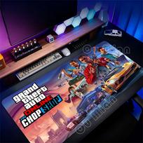 GTA Grand Theft Auto Online žaidimo tema pelės kilimėlis Didelis prailgintas stalo kilimėlis Vandeniui atsparus audinio paviršius Neslystantis guminis pagrindas Pelės kilimėlis 300x600x2mm blue