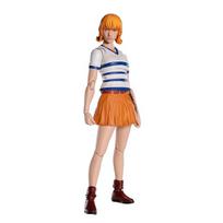 TAMASHII NATIONS S.H.Figuarts Nami (A Netflix Series: ONE PIECE) Approx. 150mm ABS & PVC Painted Act 15 cm - B0CWTK41Y3 orange