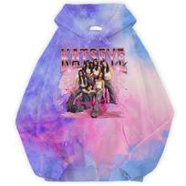 Laisvas Katseye The Wildworld Tour 2026 Hoodie Unisex Vyrams Moterims Gerbėjams Ilgomis Rankovėmis Laisvas Megztinis Su Gobtuvu Gatvės Kasdienis Drabužis M white