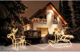Christmas Decoration Kalėdinė šviečianti dekoracija Elniukas, 324 LED