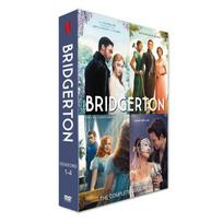 Bridgerton 1-4 sezonai DVD TV serialas 12 diskų Naujas dėžutės rinkinys