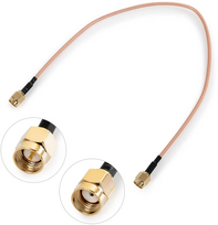 Spacetronik Antenos konektorius RP-SMA kištukas SMA kištukas 30 cm 0030B