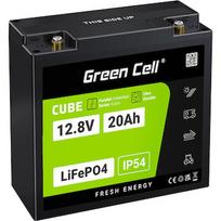 Green Cell CUBE LiFePO4 20Ah 12.8V 256Wh Lithium Iron Phosphate Battery for Tractor, Lawnmower, Electric Vehicles LFPGC12V20AH
