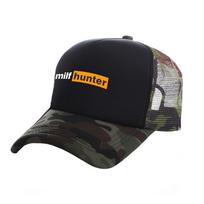 Milf Hunter Trucker Caps Fashion Cool Milf Hunter Hats Baseball Cap Summer Outdoor Sun Mesh Caps MZ-506 black