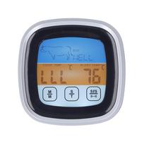 Digital Meat Thermometer LED Display Accurate Reading Meat Temperature Gauge for Kitchen gray
