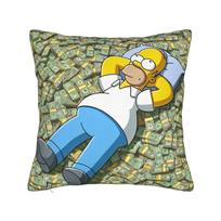 Decorative Pillowcases The S-Simpsons Stuff Sofa  Throw Pillow Case Cover Square Multi Size 12x12Inch