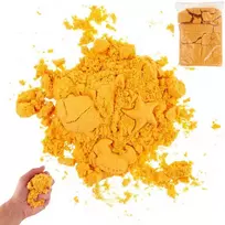 Kinetinis smėlis, 1kg., geltonas